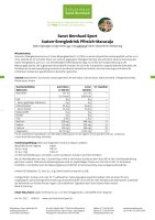 Sanct Bernhard Sport Isoton-Energiedrink Pfirsich-Maracuja 900 g 900 g