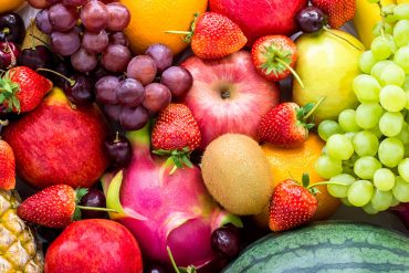 Fruktoseintoleranz, Bild von vielen unterschiedlichen Früchten
