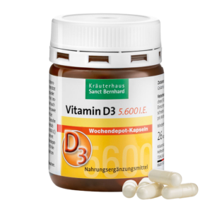 Vitamin D3 5.600 I.E. Wochendepot-Kapseln