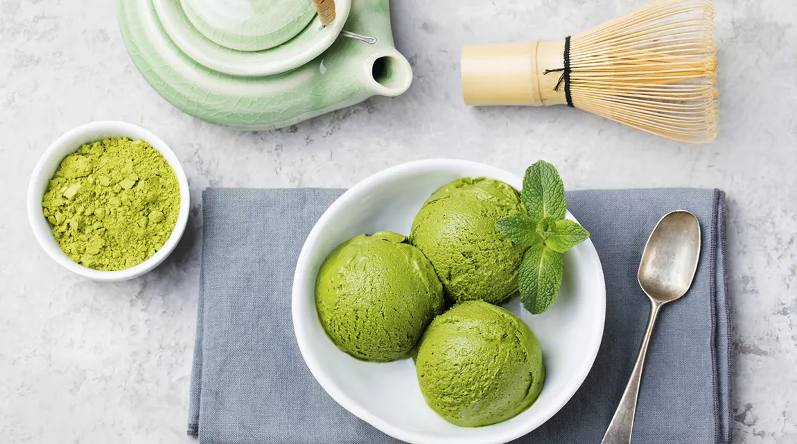 Matcha-Eis