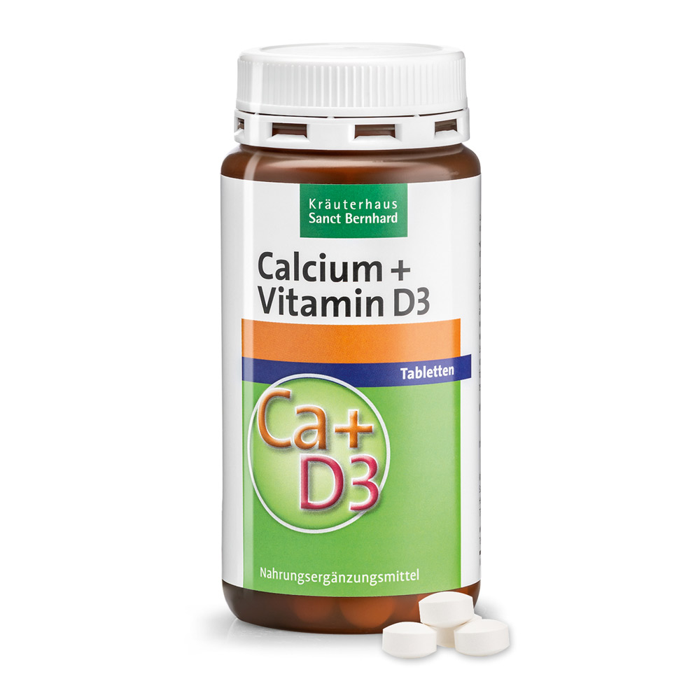Calcium+Vitamin-D3-Tabletten | Kräuterhaus | Online-Shop