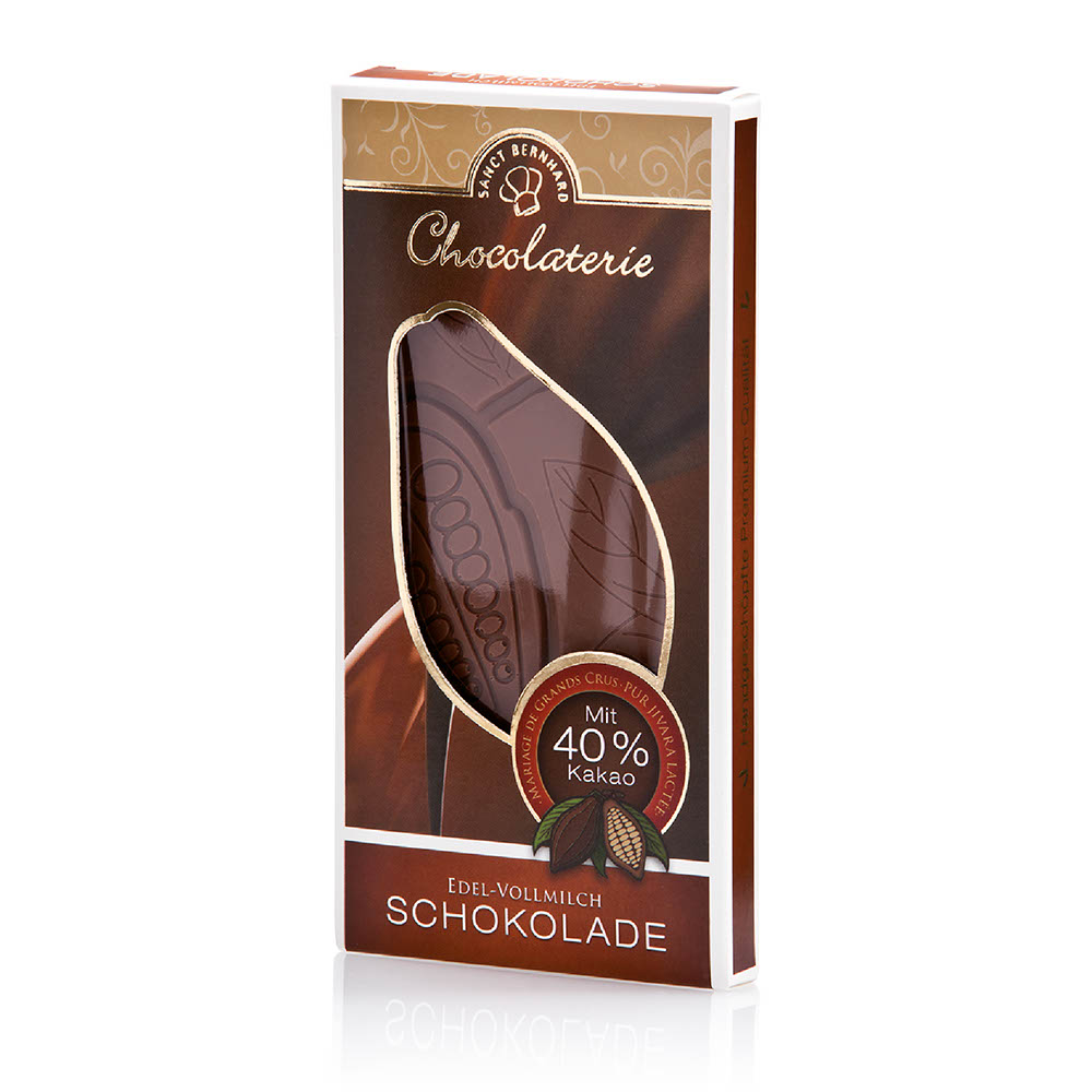 Edel-Vollmilch Schokolade 40 % Kakao Edel-Vollmilch Schokolade 40 % Kakao