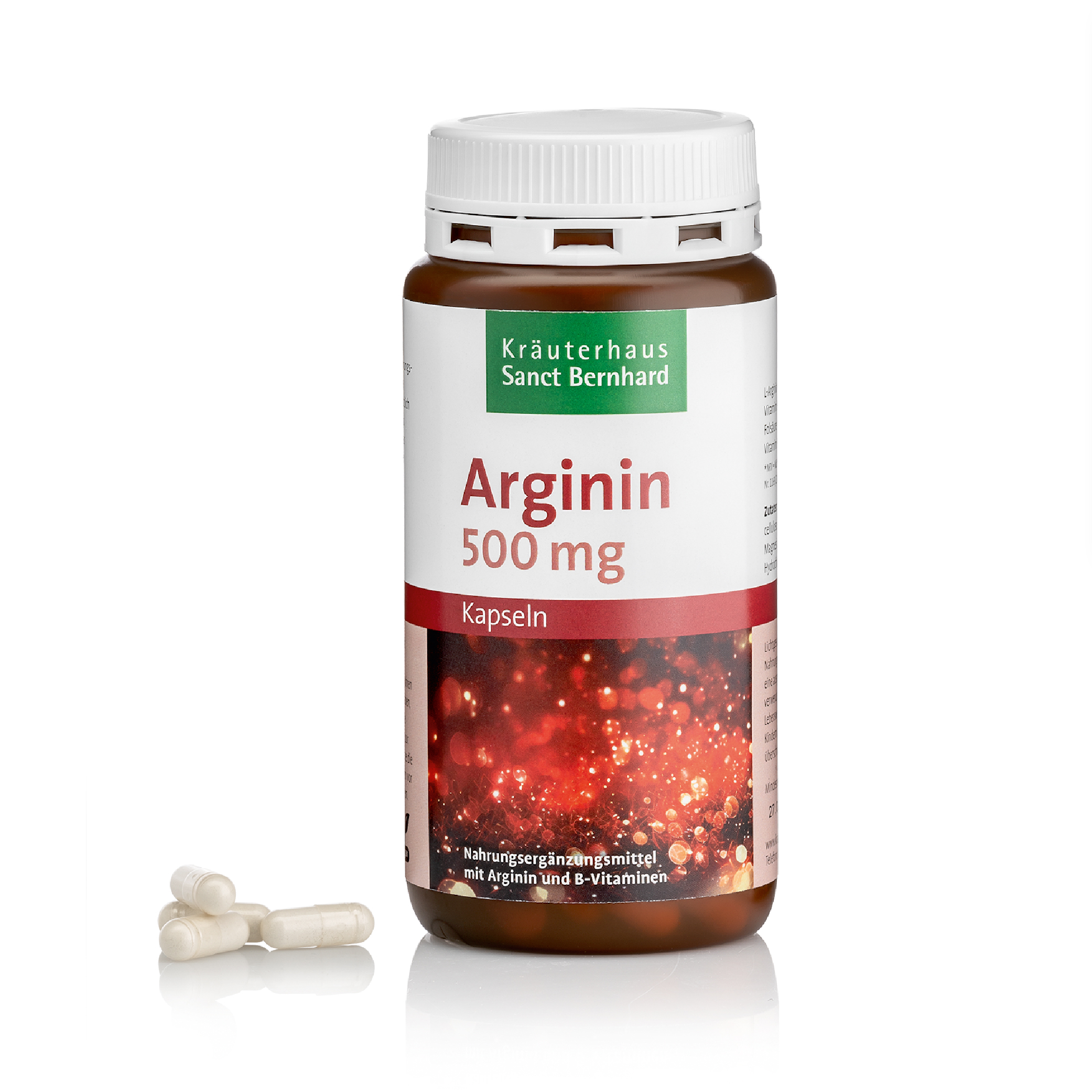 Arginin-Kapseln 500 mg 150 Kapseln