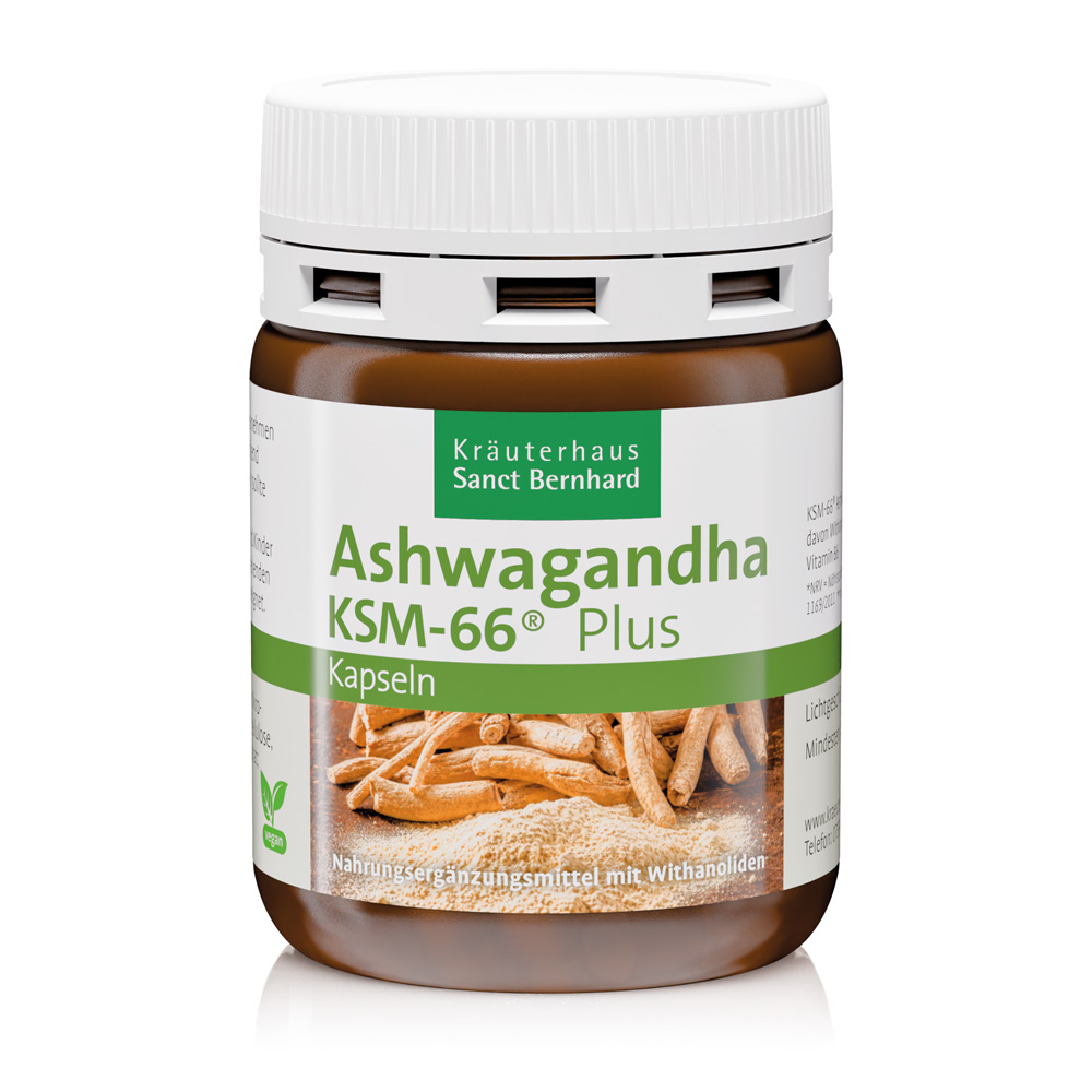 Ashwagandha-KSM-66®-Plus-Kapseln 60 Kapseln