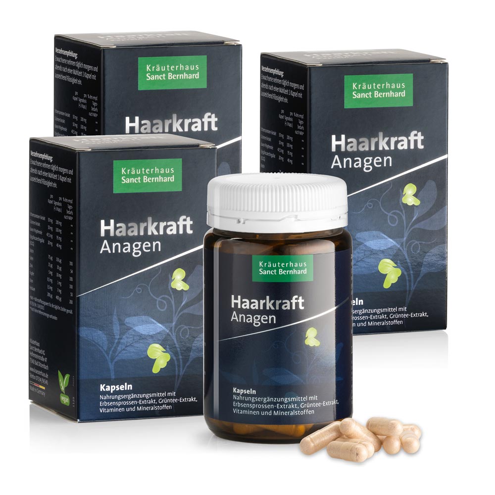 Haarkraft Anagen-Kapseln 3er-Packung