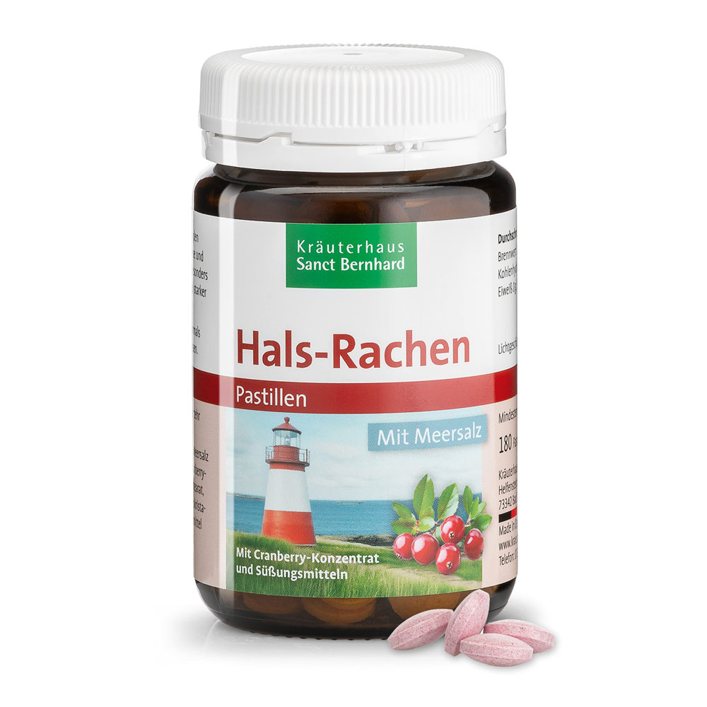 Hals-Rachen-Pastillen mit Meersalz 180 Stück