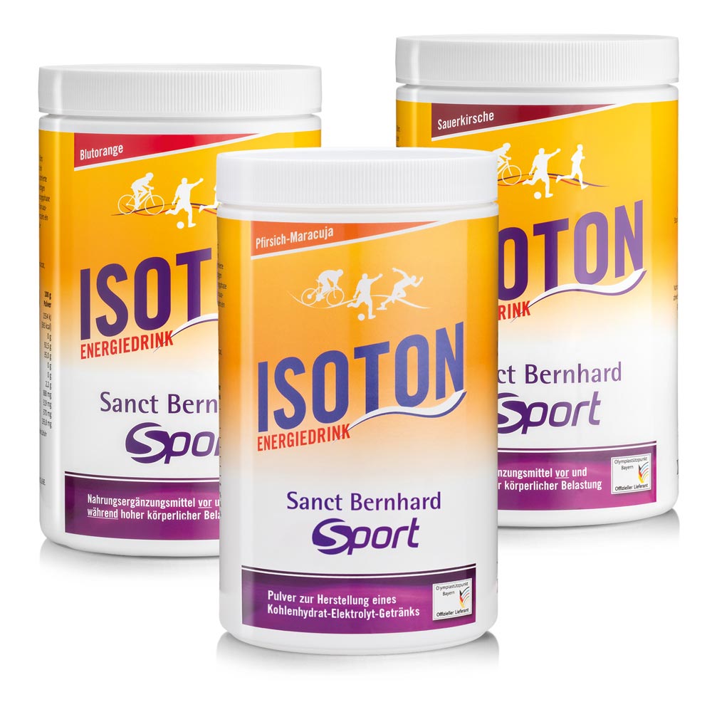 Sanct Bernhard Sport Isoton-Energiedrink-Set 3er-Set