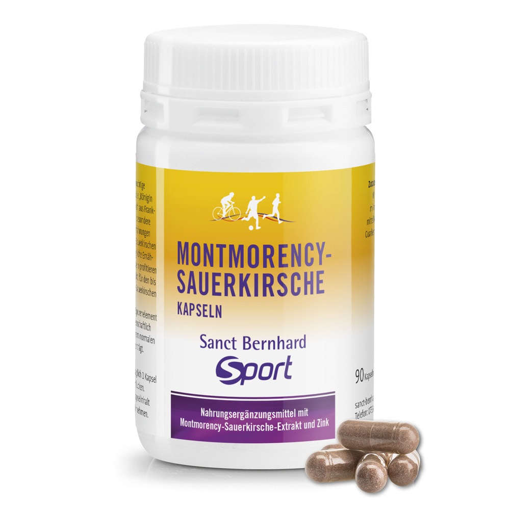 Sanct Bernhard Sport Montmorency-Sauerkirsche-Kapseln 90 Kapseln