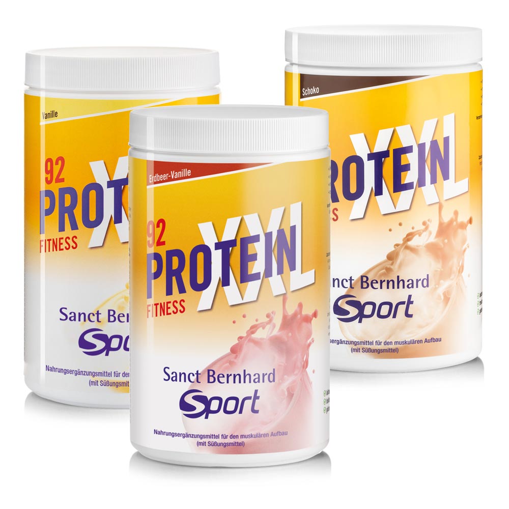 Sanct Bernhard Sport Proteindrink XXL-Set 3er-Set