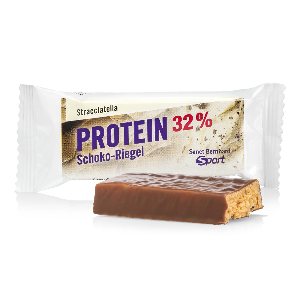 Sanct Bernhard Sport Protein 32 % Schoko-Riegel Stracciatella 35 g
