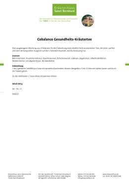 Cobalance Gesundheits-Kräutertee 500 g