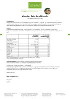 Vitamin-Kapseln mit Gelee-Royal 120 Kapseln
