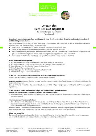 coregan plus Herz-Kreislauf-Kapseln N 90 Kapseln