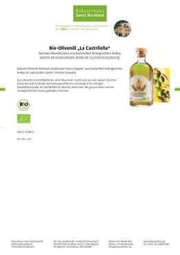 Bio-Olivenöl „La Castrileña“