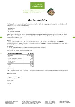 Klare Gourmet-Brühe 340 g