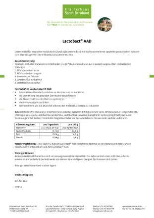 Lactobact® AAD Kapseln 20 Kapseln