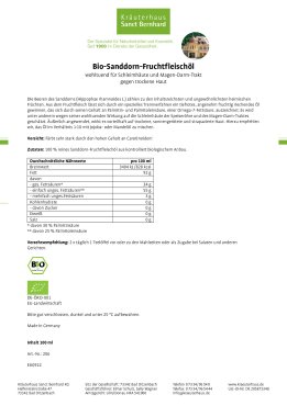 Bio-Sanddorn-Fruchtfleischöl 100 ml