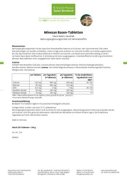 Minesan Basentabletten 250 Tabletten