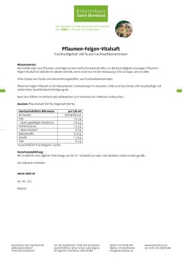 Pflaumen-Feigen-Vitalsaft