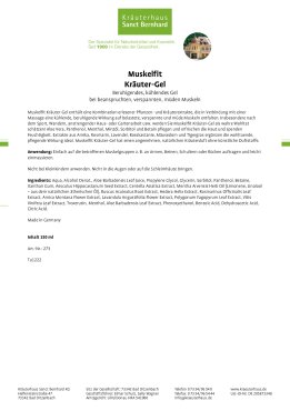Muskelfit Kräuter-Gel 150 ml