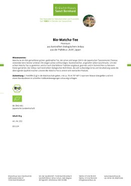 Bio-Matcha-Tee 30 g