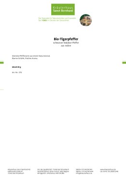 Bio-Tigerpfeffer 80 g