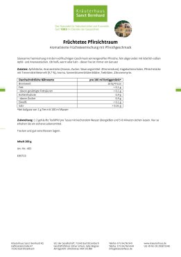 Früchtetee Pfirsichtraum 200 g