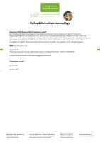 Orthopädische Matratzenauflage 100 x 200 x 7 cm