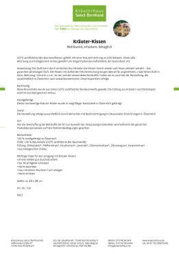 Kräuter-Kissen