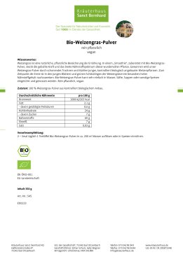 Bio-Weizengras-Pulver 350 g