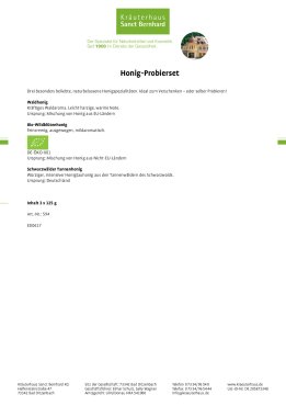 Honig-Probierset 375 g