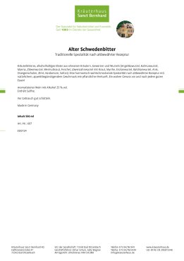 Alter Schwedenbitter 500 ml