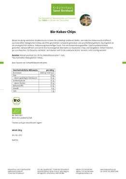Bio-Kokos-Chips 150 g
