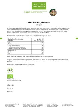 Bio-Oliven&ouml;l &bdquo;Elaionas&ldquo;  nativ extra 500 ml