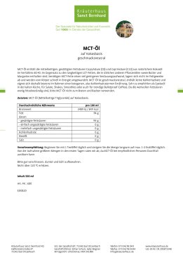 MCT-Öl 500 ml