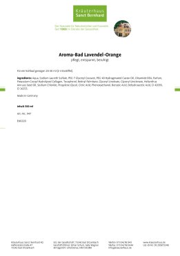 Aroma-Bad Lavendel-Orange 500 ml