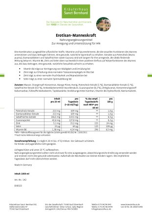 Erotisan-Manneskraft  3 x 1 Liter 3 Liter