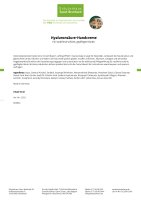 Hyaluronsäure-Handcreme 50 ml