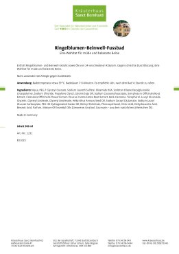 Ringelblumen-Beinwell-Fußbad 500 ml