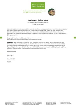 Herbadent Zahncreme 100 ml