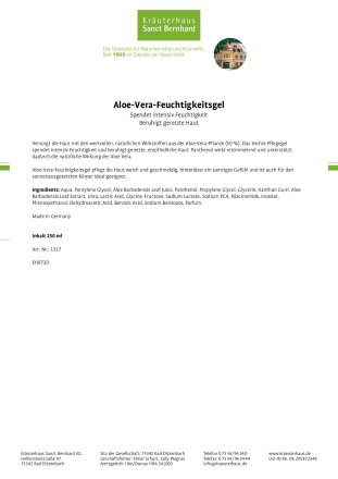 Aloe-Vera-Pflegeset 4 Stück