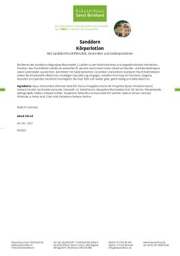 Sanddorn-Feuchtigkeits-Pflegeset 3 Stück