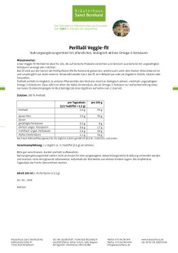 Perilla&ouml;l Veggie-fit 250 ml