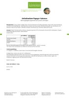 Artischocken-Papaya-Tabletten 160 Tabletten