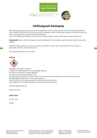 Erkältungszeit-Raumspray 125 ml