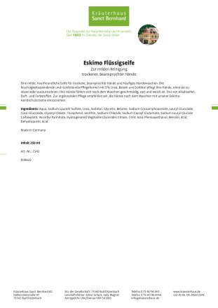 Eskimo Pflegeserie Flüssigseife 250 ml