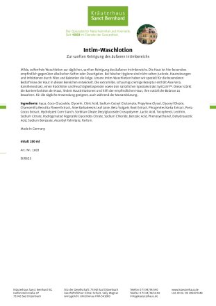 Intim-Waschlotion 200 ml