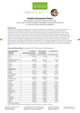 Protein-Konzentrat-Pulver 350 g