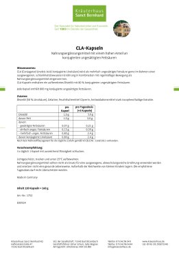 CLA-Kapseln 120 Kapseln