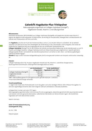 Gelenkfit Hagebutte-Plus-Trinkpulver 240 g